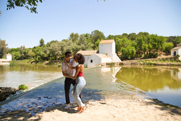 couple on the bridge