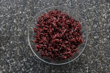 One cup of cooked riceberry | Cooked rice