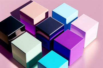 Obraz premium Cosmetic healthcare mockup