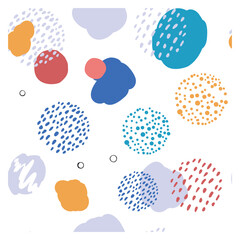 Seamless pattern abstract background  nature art.