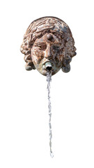 fontaine année 1888 sur fond transparent