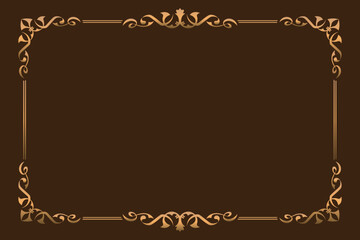 Vintage frame background