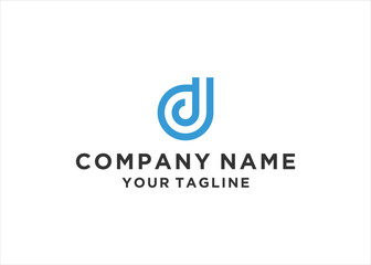 Obraz premium initial Letter D Logo Design Vector