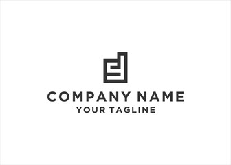 Naklejka premium DS letter logo design vector illustration