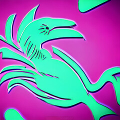 Obraz premium Neon Backgrounds 2023 