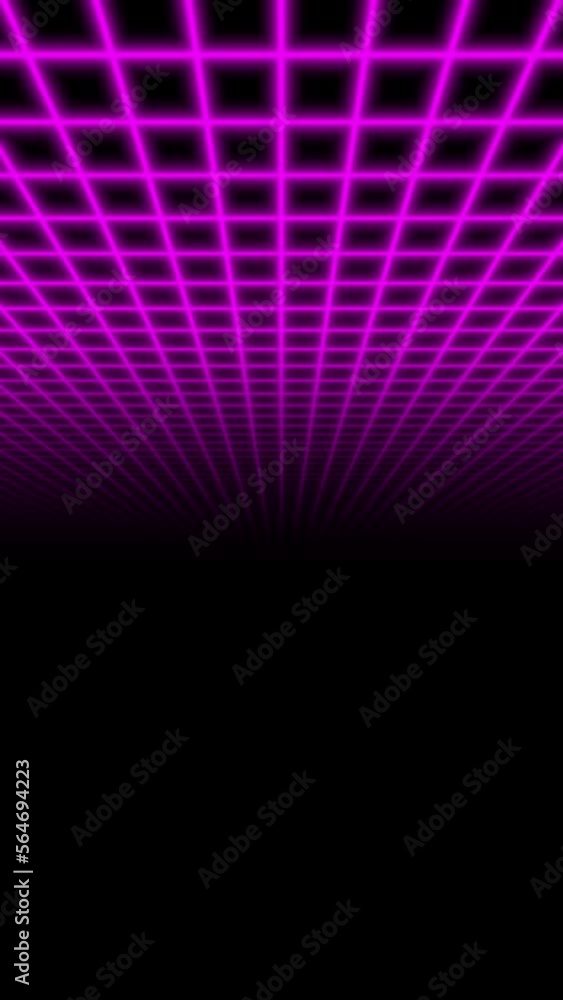 Poster vertical video - abstract background - grids - purple - seamless loop