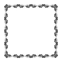 frames in vintage style with elements of ornament, art, pattern, background, texture