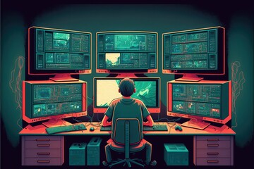 cartoon hacker wallpaper