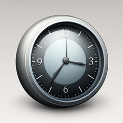 Clock Website Business Vector Design Logo Icon created with generative AI technology