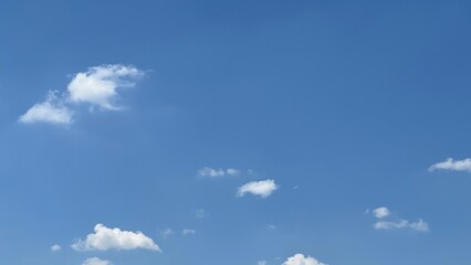 blue sky with clouds