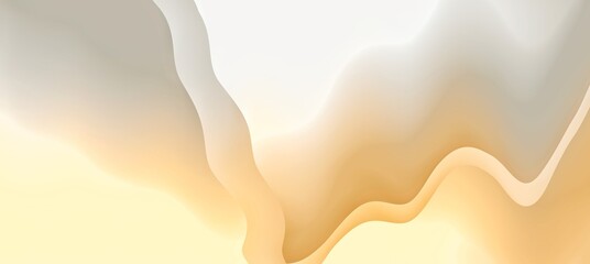 yellow and white waves abstract background illustration 