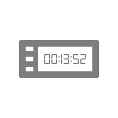Digital clock icon vector design illustration.