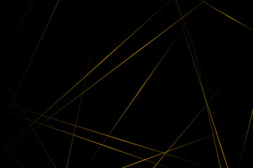 Fototapeta premium Abstract black with gold lines, triangles background modern design. Vector illustration EPS 10.