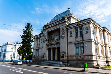 Dambovita History Museum and the Art Museum. Targoviste, Romania.