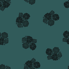 Green Meadow Flower Bundles Textiles Surface Design Fashion Seamless Repeat Pattern Design Eps Vector