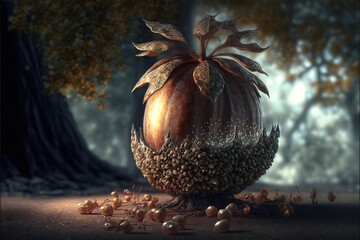 The eternal acorn that has fallen from the mother tree and started a new world that sprouted a beautiful and wonderful environment.