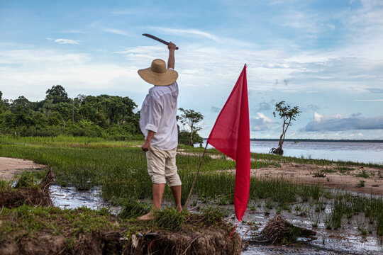 Movimento Ribeirinho da Cabanagem - Retratando o hist&oacute;rico triunfo do povo da Amaz&ocirc;nia contra o imp&eacute;rio do Brasil .