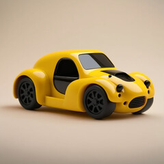 Fototapeta premium toy car toy 3d render