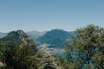 Lake and mountain view at Parco San Grato
