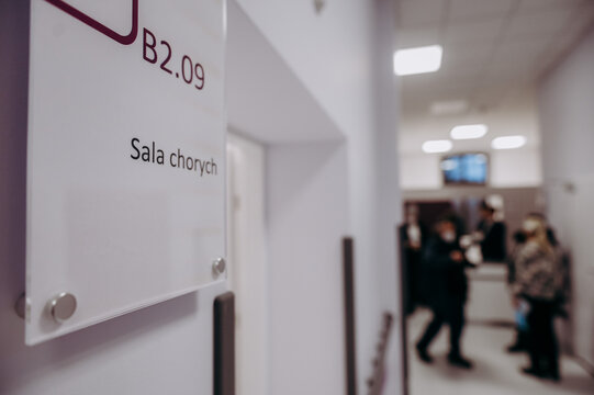 Szpitalna sala chorych