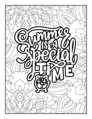 Affirmative quotes coloring page. Positive quotes. Good vibes. Coloring book for adults. Typography design. Hand drawn with inspiration word. Coloring for adult and kids. Quotes. Quotes Coloring. 