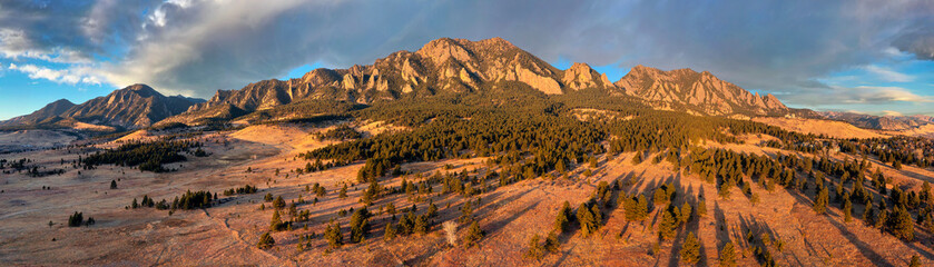  Boulder Mountains Sunrise Panoramic © pics721