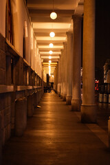 corridor at night