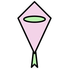 kite motif illustration