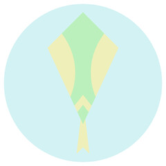 kite motif illustration