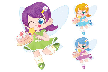 cute fairy cake