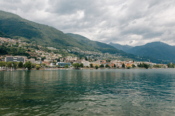 Lake and Hill view at Locarno