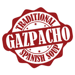 Gazpacho label or stamp