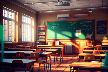 Moderner klassenraum - generative Ai