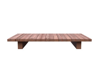 wood low table
