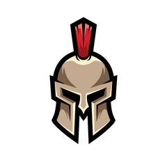 Spartan Logo Design Template Inspiration, Vector Illustration.