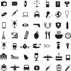 Vector collection of flat and colorful web icons on SEO, business, shopping and technology theme. Design elements for mobile and web applications.