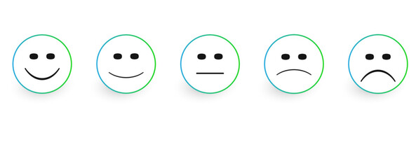 Evaluation of customer service
satisfaction survey idea concept.
Feedback client.