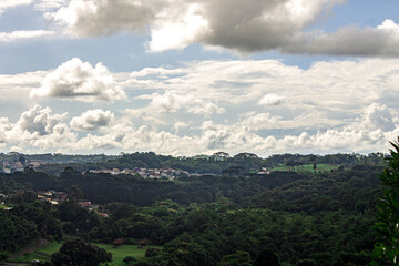 Fototapeta na wymiar Vista panoramica parque tanguá