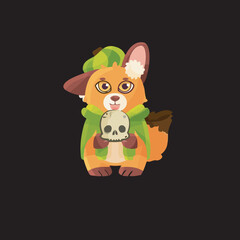 colorful bear art and vector illustration