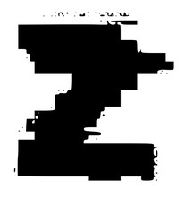 Glitched Fat Faced Uppercase System Error Mono Font