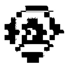 Glitched Fat Faced Uppercase System Error Mono Font