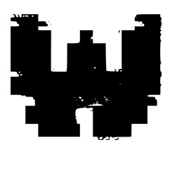 Glitched Fat Faced Uppercase System Error Mono Font