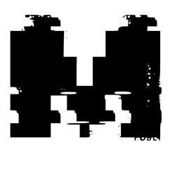 Glitched Fat Faced Uppercase System Error Mono Font