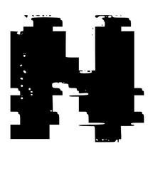 Glitched Fat Faced Uppercase System Error Mono Font