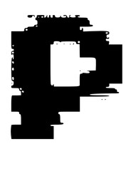 Glitched Fat Faced Uppercase System Error Mono Font