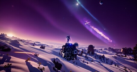 Space adventures time wallpapers in 4K
