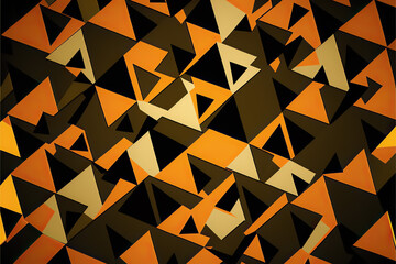 Orange Geometric Pattern 