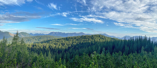 Bavarian Mountain View on the way to the peak of the Zugspitze