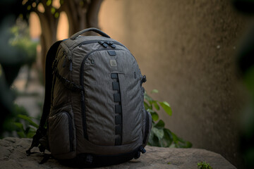 comfortable backpack designed by outdoor company made by generative ai