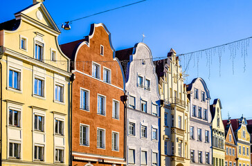 Fototapeta premium historic old town of Landshut - bavaria
